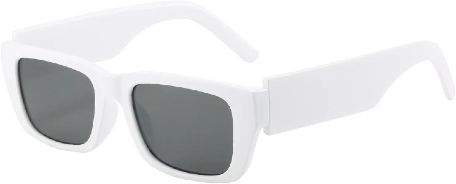 

Модные солнцезащитные очки класса люкс для мужчин и женщин, классические очки для активного отдыха, путешествий, вождения, защита от УФ-излучения UV400 TKKTLLT, White Gray