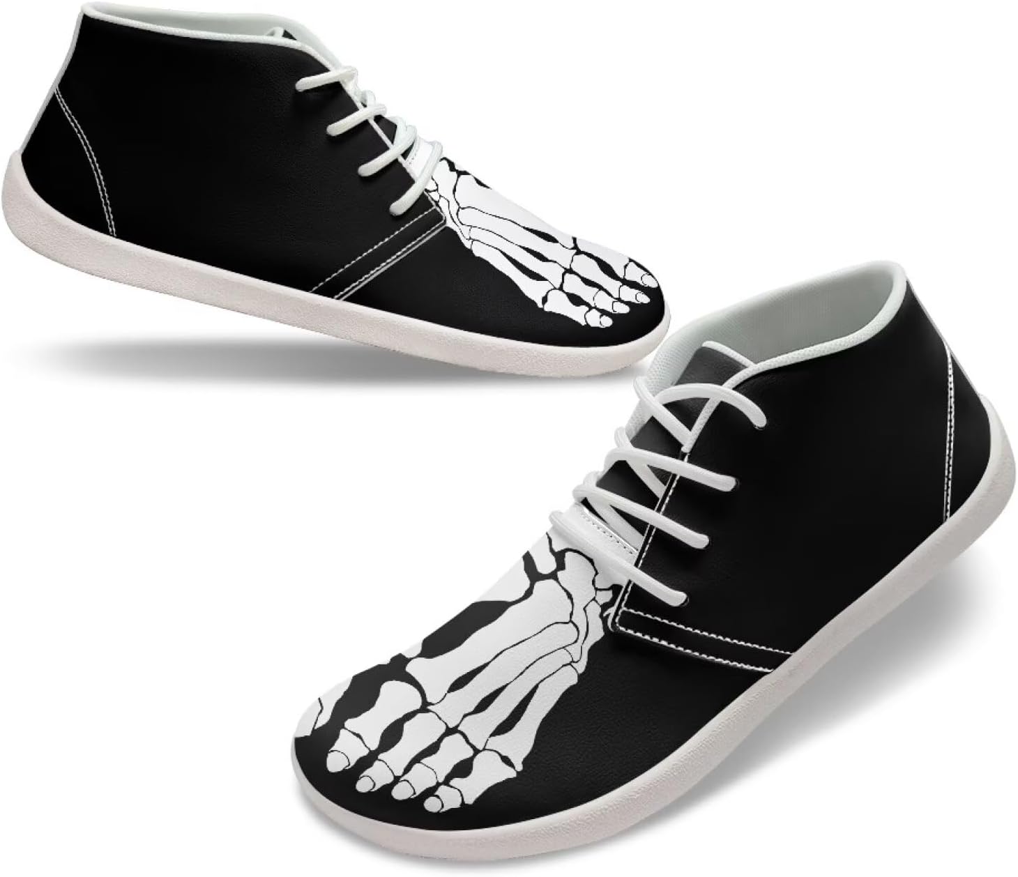 

Мужские широкие кроссовки босоного типа Минималистичные кроссовки для трейлраннинга Модная обувь с широкой носочной частью для тренировок и ходьбы для спортзала Размер 5-14 Белая подошва Vuriqeby