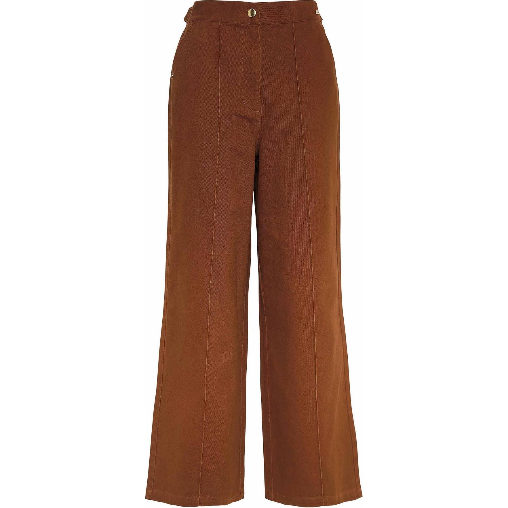 

Женские повседневные брюки золотистого цвета Barbour, золото