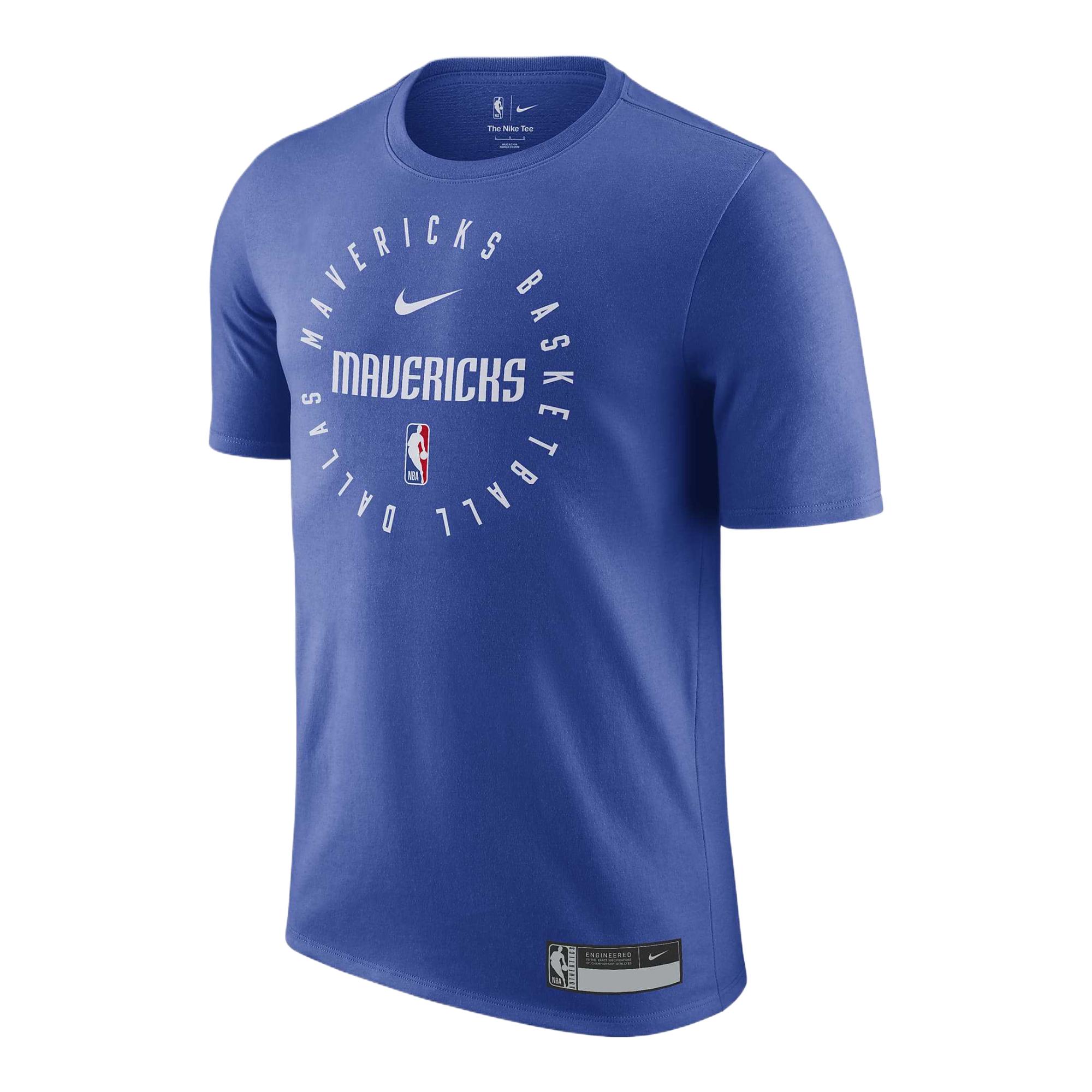 Футболка Dallas Mavericks мужская Dri FIT NBA Nike, синий — фото 2
