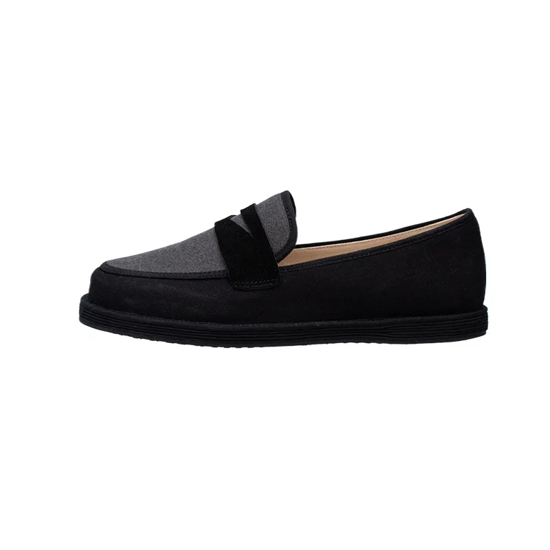 BIANFUMAO Fabric Casual Shoes Men's Black