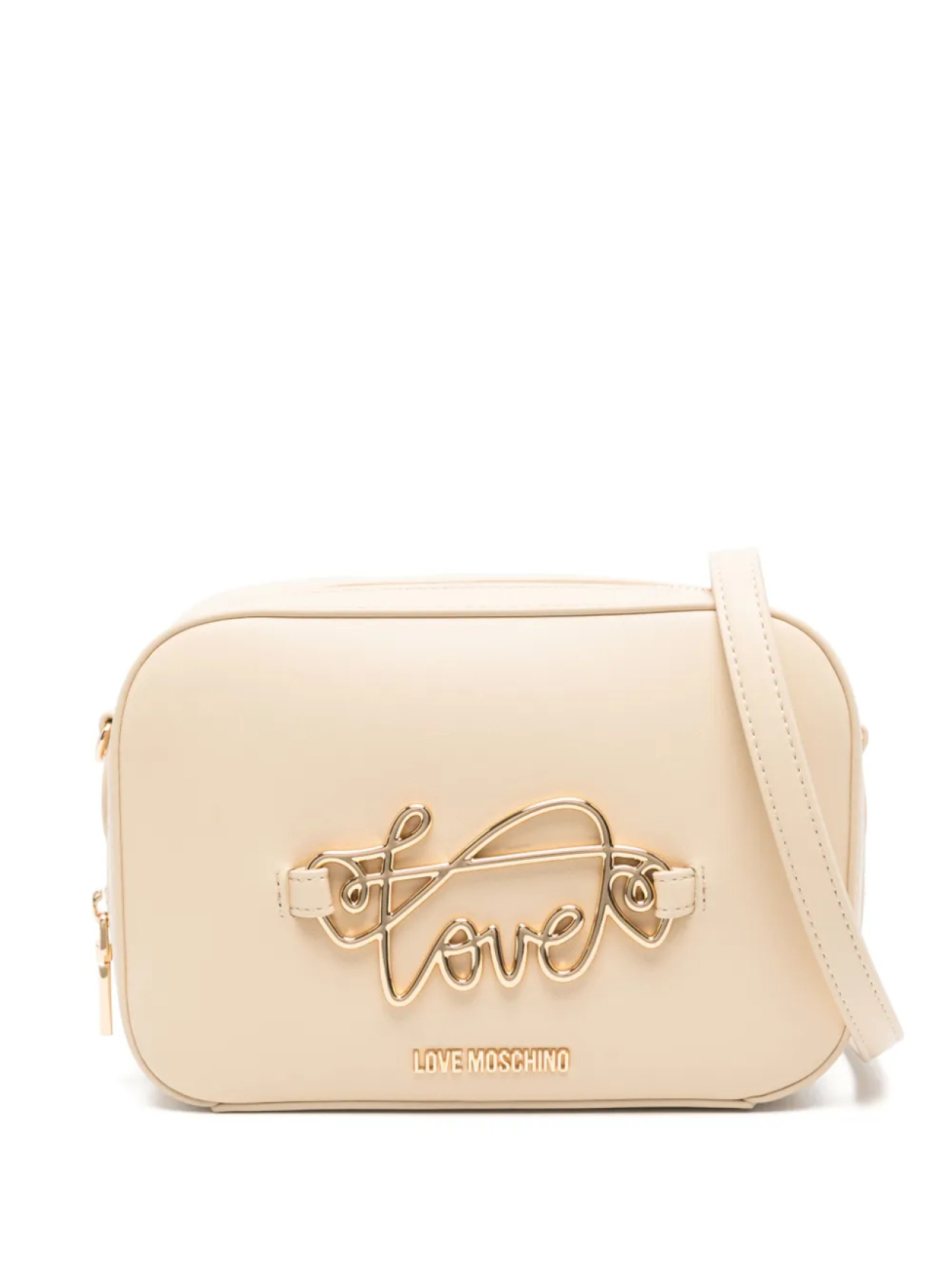

Сумка через плечо с аппликацией Love Moschino, нейтральный