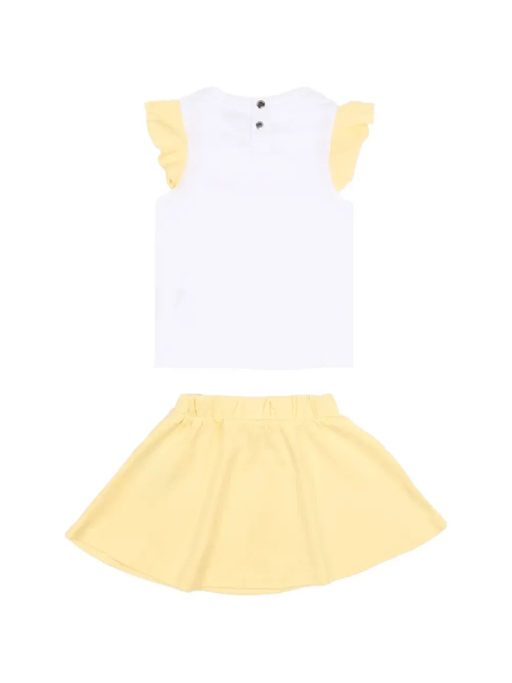 Комплект с юбкой с оборками Trussardi Junior, желтый — фото 2