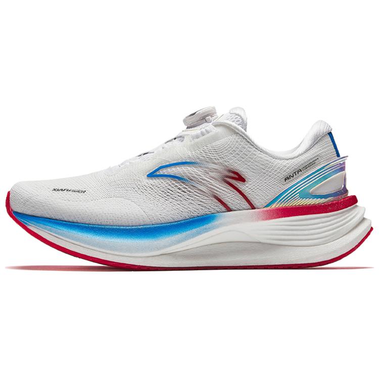 

Anta Champion 3rd Gen PRO Устойчивые к истиранию низкие повседневные кроссовки для бега мужские бело-сине-красные, Pure White/Blue/Classic Red