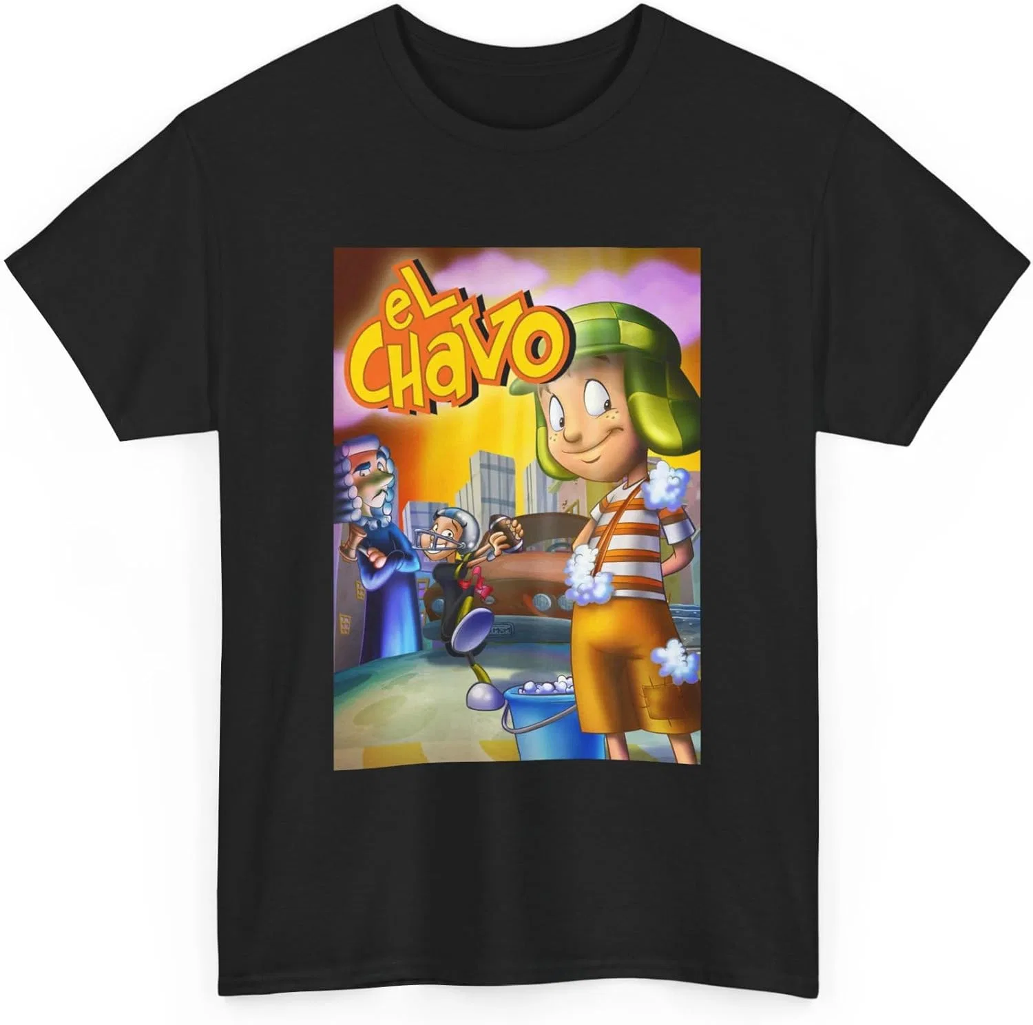 El Chavo del Ocho, футболка Chespirito Tribute – классическая футболка фаната El Chavo del 8, футболка el Chavo del ocho, мультфильм El Chavo — фото 3