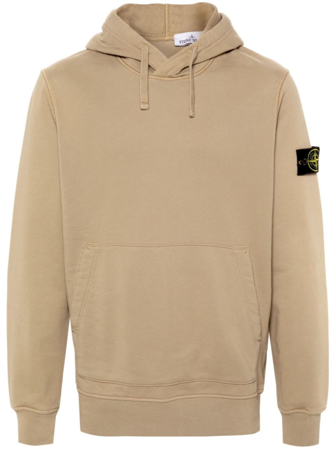 

Stone Island худи с нашивкой Compass, нейтральный цвет