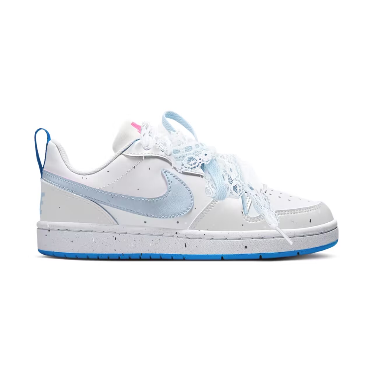 Court Borough Детские Скейтбординг Кроссовки Grade School Nike, светло синий — фото 3