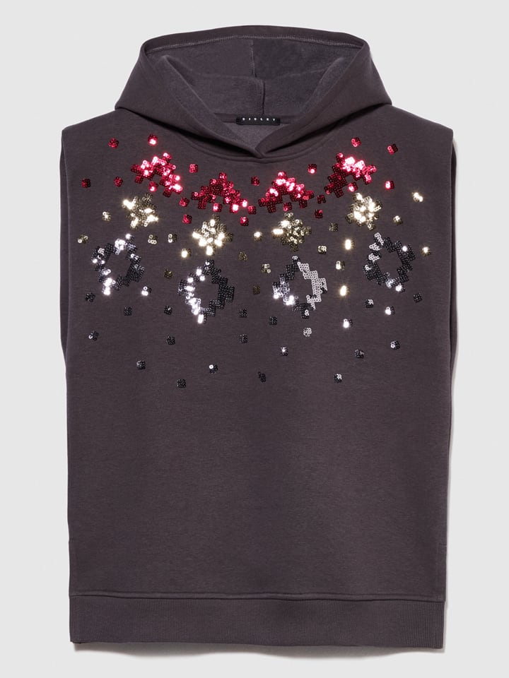 

Sisley Пуловер антрацитового цвета