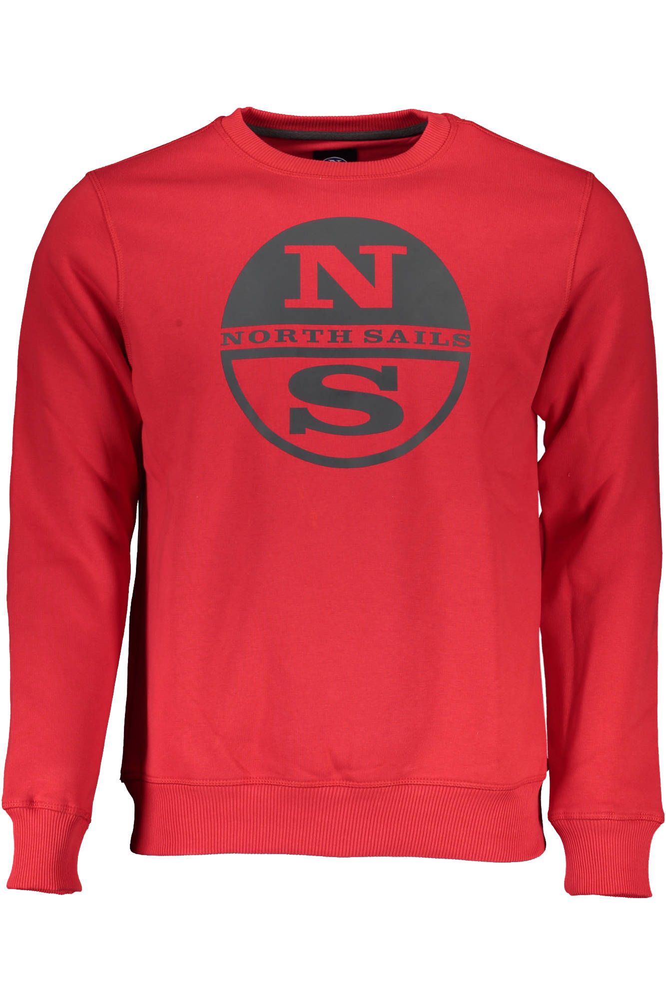 

Красный хлопковый мужской свитер North Sails