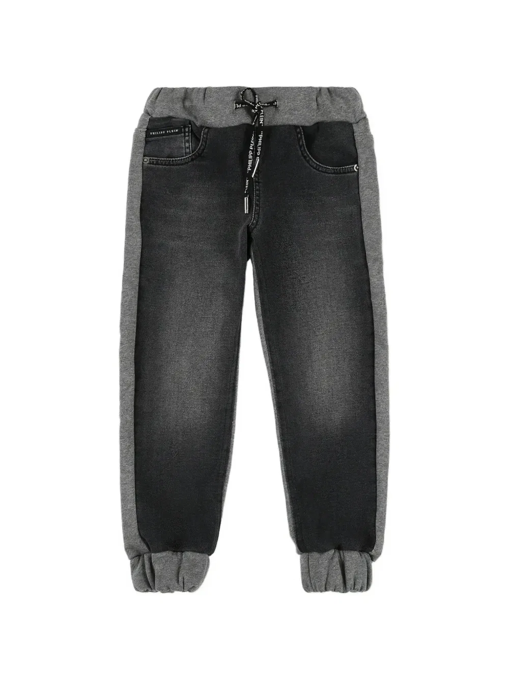 Спортивные брюки с черепом Philipp Plein Junior, серый