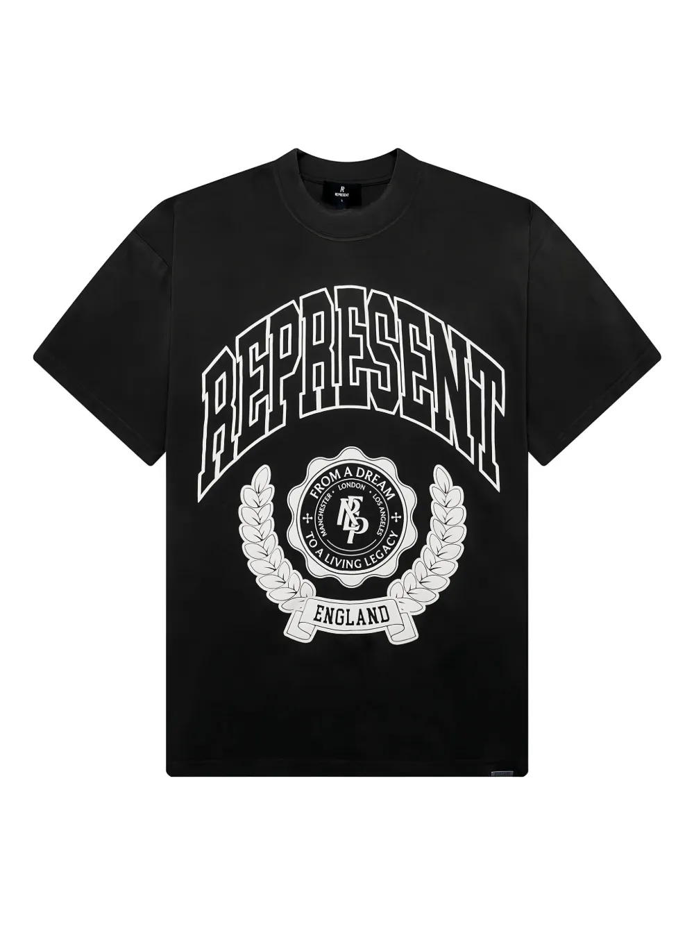 

Футболка с графическим принтом и круглым вырезом Represent, черный