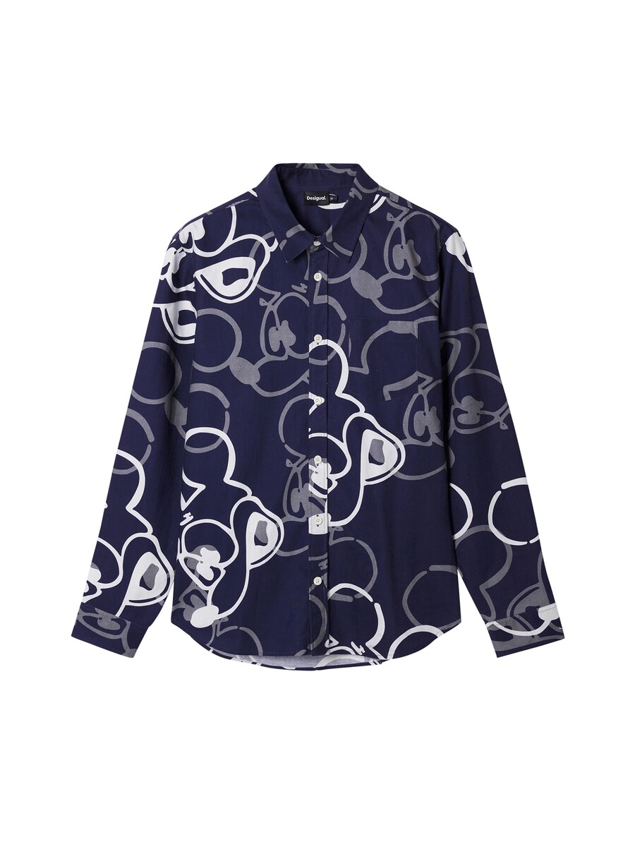

Повседневная рубашка Desigual Regular fit Button Up Shirt, синий
