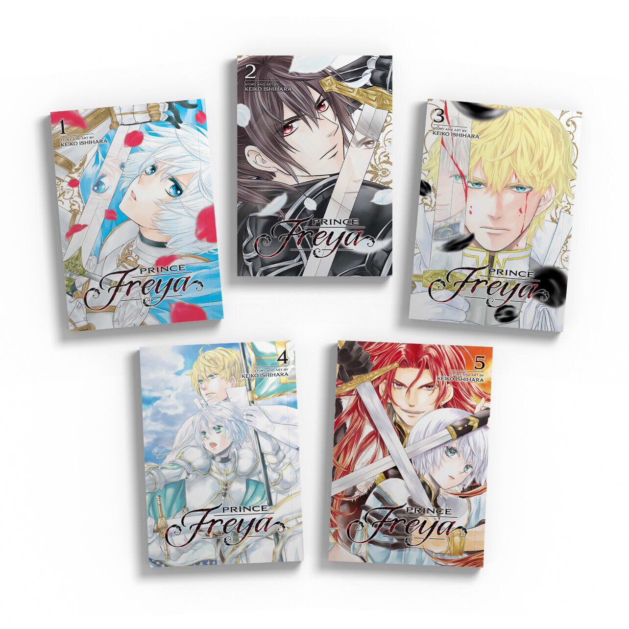 

Манга Prince Freya Manga (1-5) Bundle