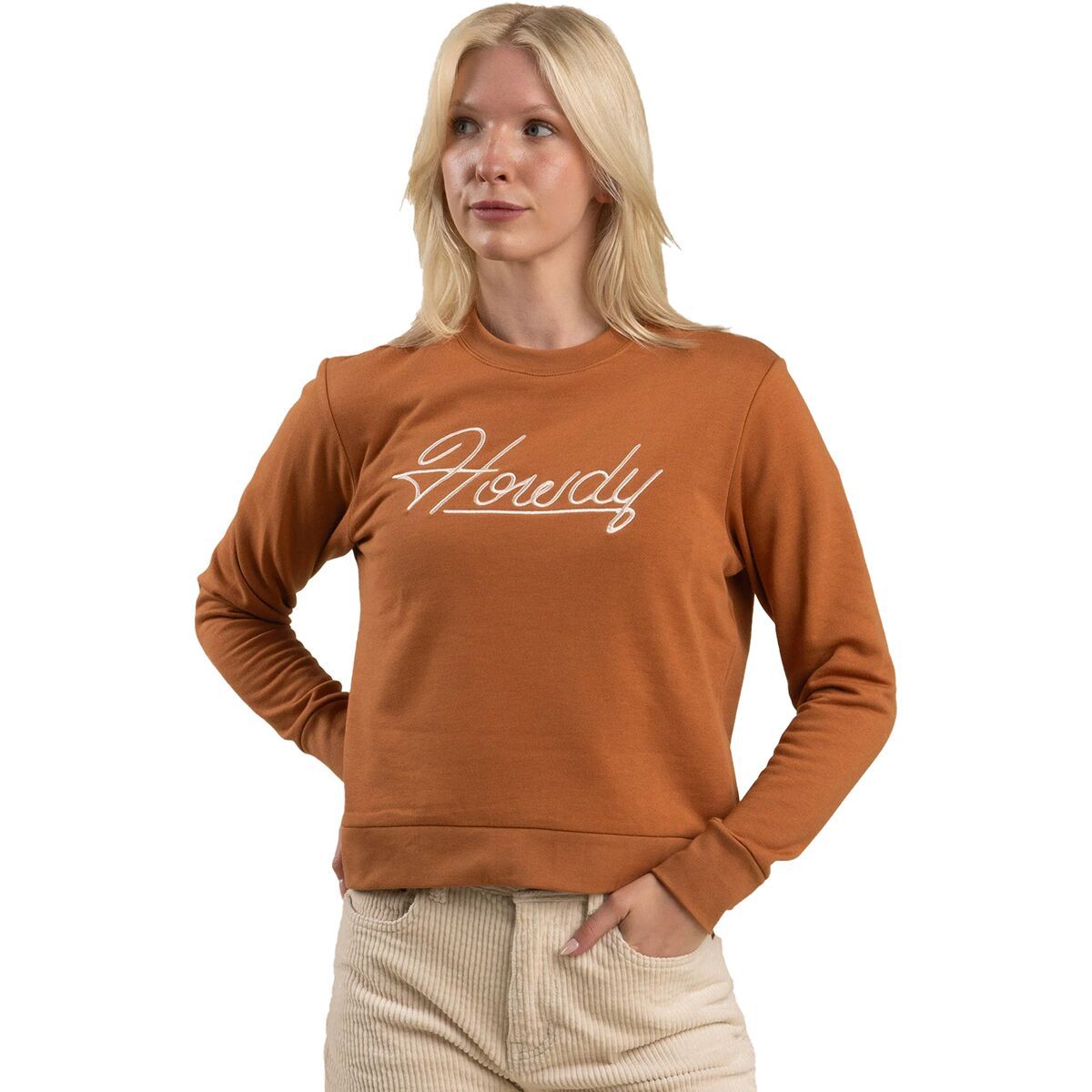 

Худи с удлиненными плечами Howdy Sendero Provisions Co., цвет meerkat