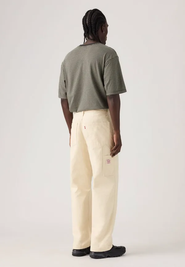 568 свободные прямые брюки-карго свободного кроя Levi'S Workwear, Undyed Ecru Greige Lightweight Canvas — фото 3