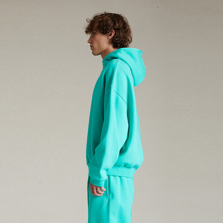 Толстовка с капюшоном Fear Of God Essentials, цвет Mint Leaf — фото 4