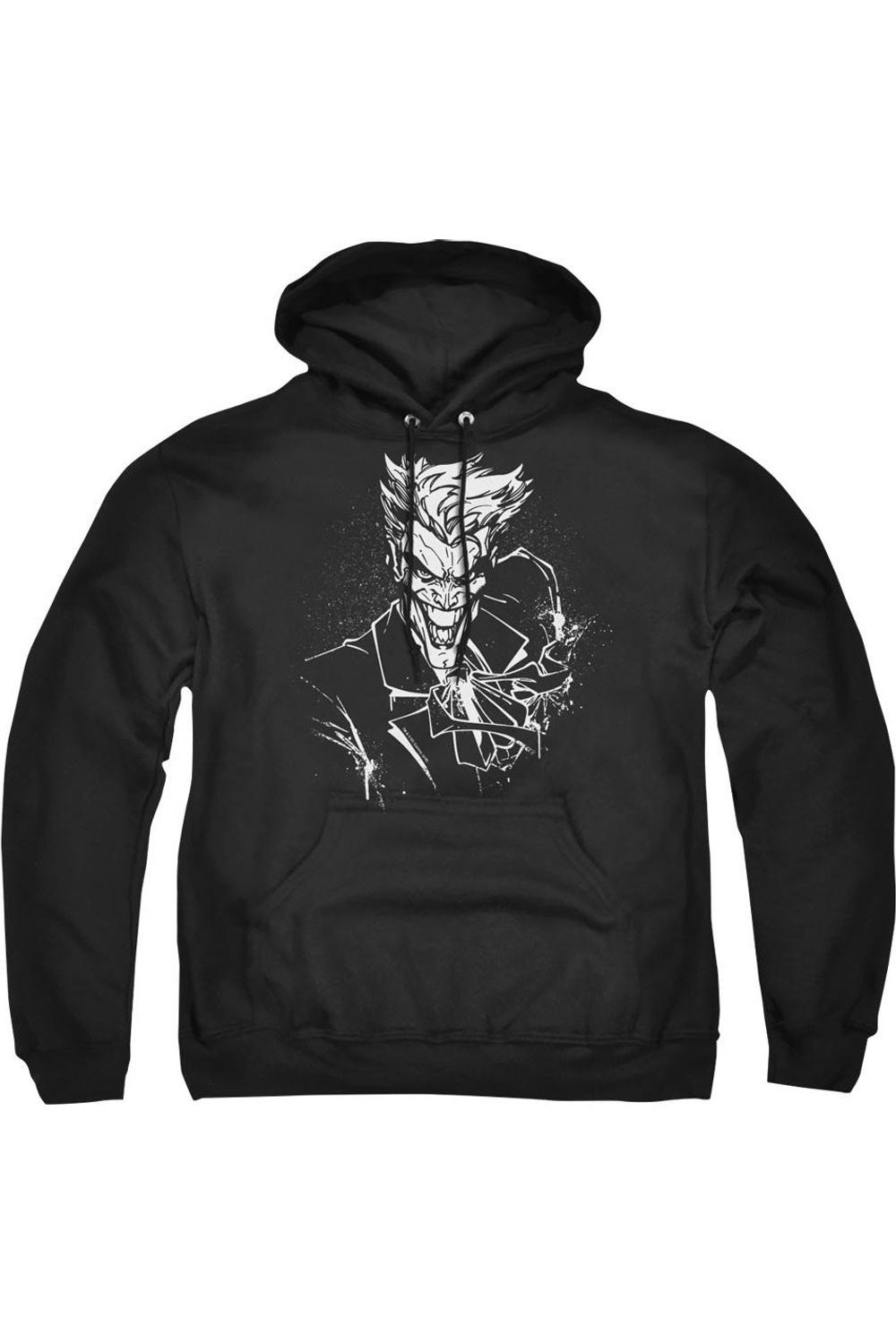 

Толстовка с капюшоном Batman Jokers Splatter Smile для взрослых Gildan, черный