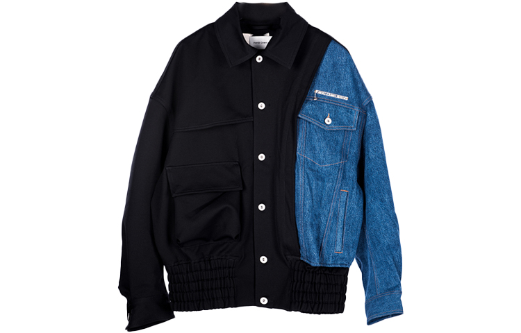 

Feng Chen Wang Куртка мужская черная синяя, Black Blue