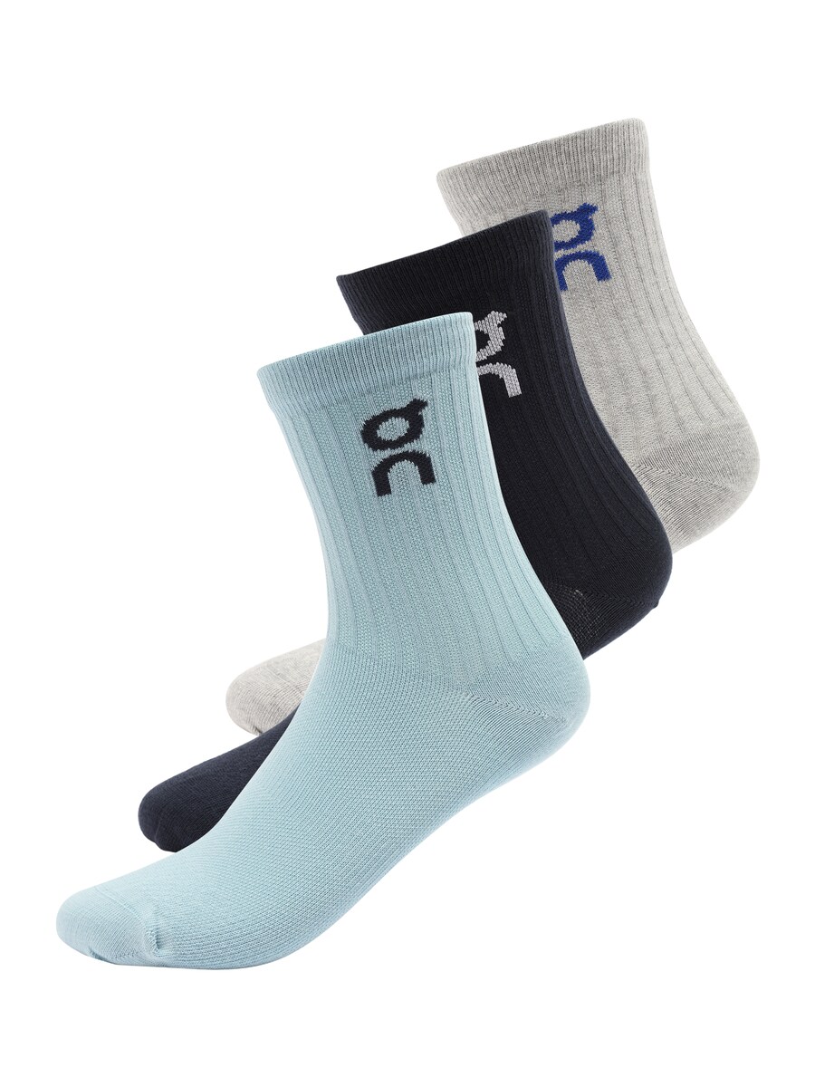 

Носки On, цвет Light blue/Black/White