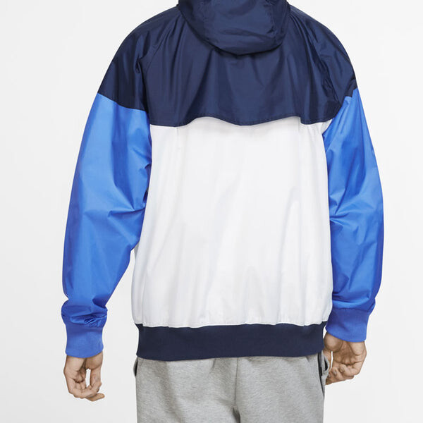 Куртка Nike Colorblock Sports windbreaker Breathable Jacket Sky Blue, синий — фото 3