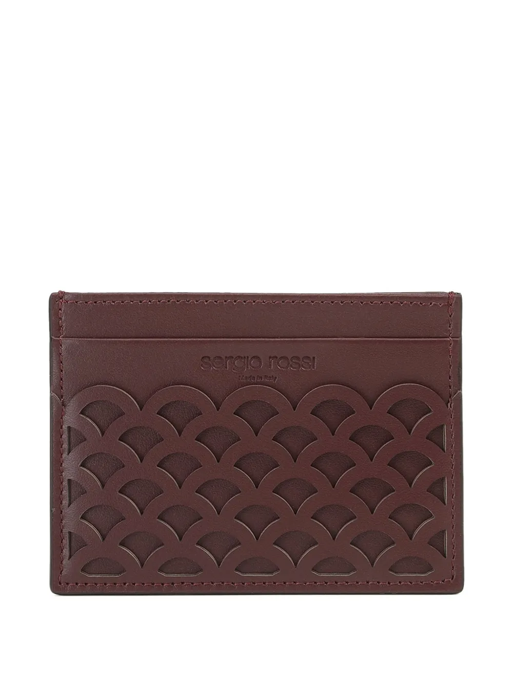 

Кожаный кардхолдер Sr Mermaid Sergio Rossi, красный