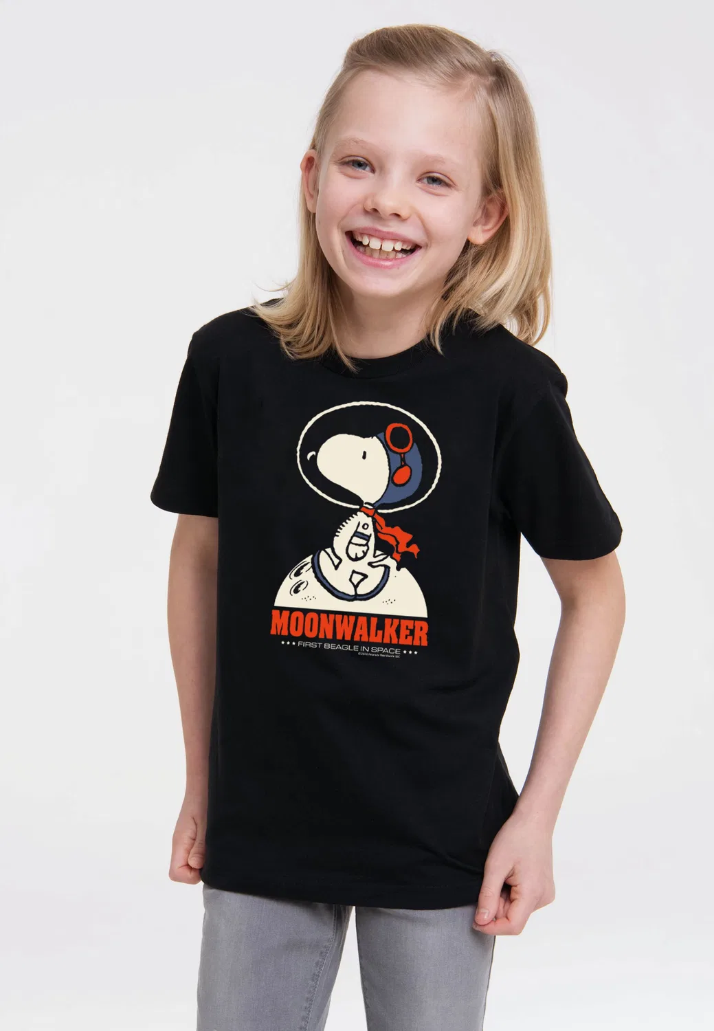 Футболка 'Snoopy - Moonwalker' Logoshirt, Black — фото 4