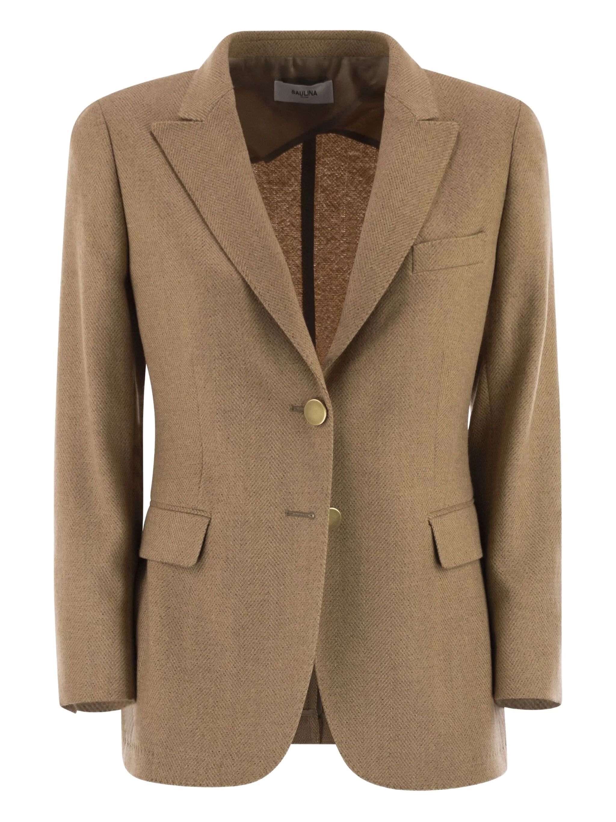 

Блейзер Анжелики Saulina, бежевый