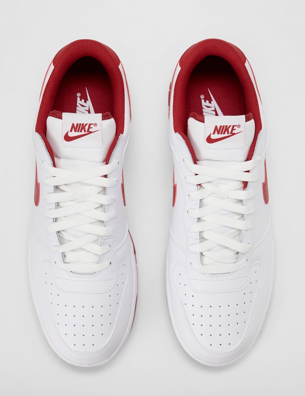 Мужские кроссовки Nike Big Low, белый/красный — фото 4