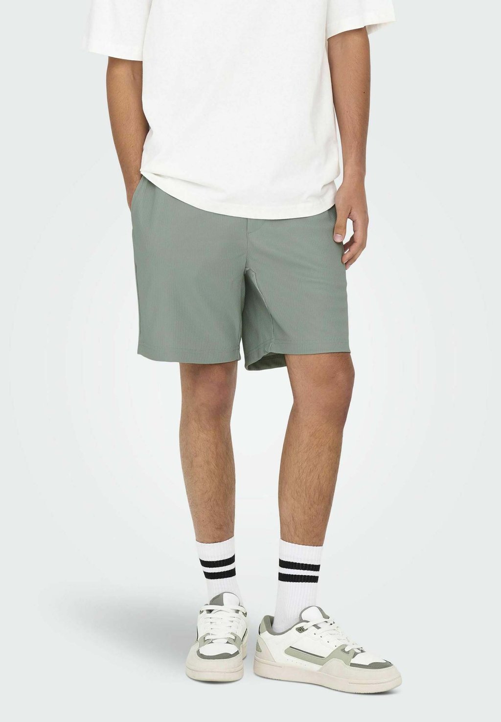 

Шорты ONSTEL LIFE PLIZZE SHORTS Only & Sons, светло-зеленый