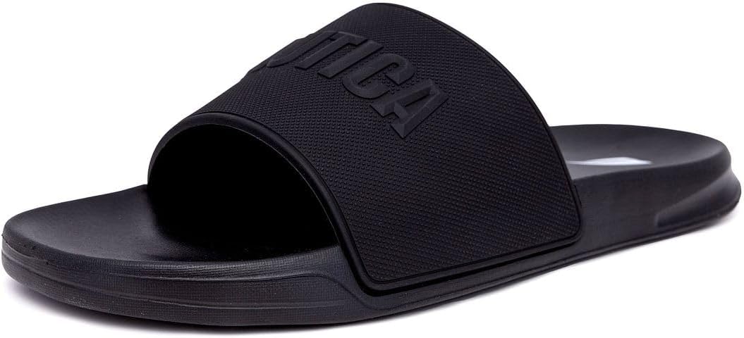 

Мужские сандалии Nautica с открытым носком- удобные домашние и душевые тапочки, черный