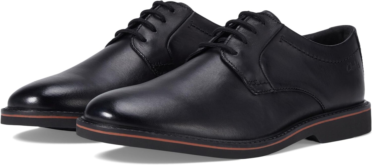 

Оксфорды Atticus LT Lace Clarks, черная кожа, Черный, Оксфорды Atticus LT Lace Clarks, черная кожа