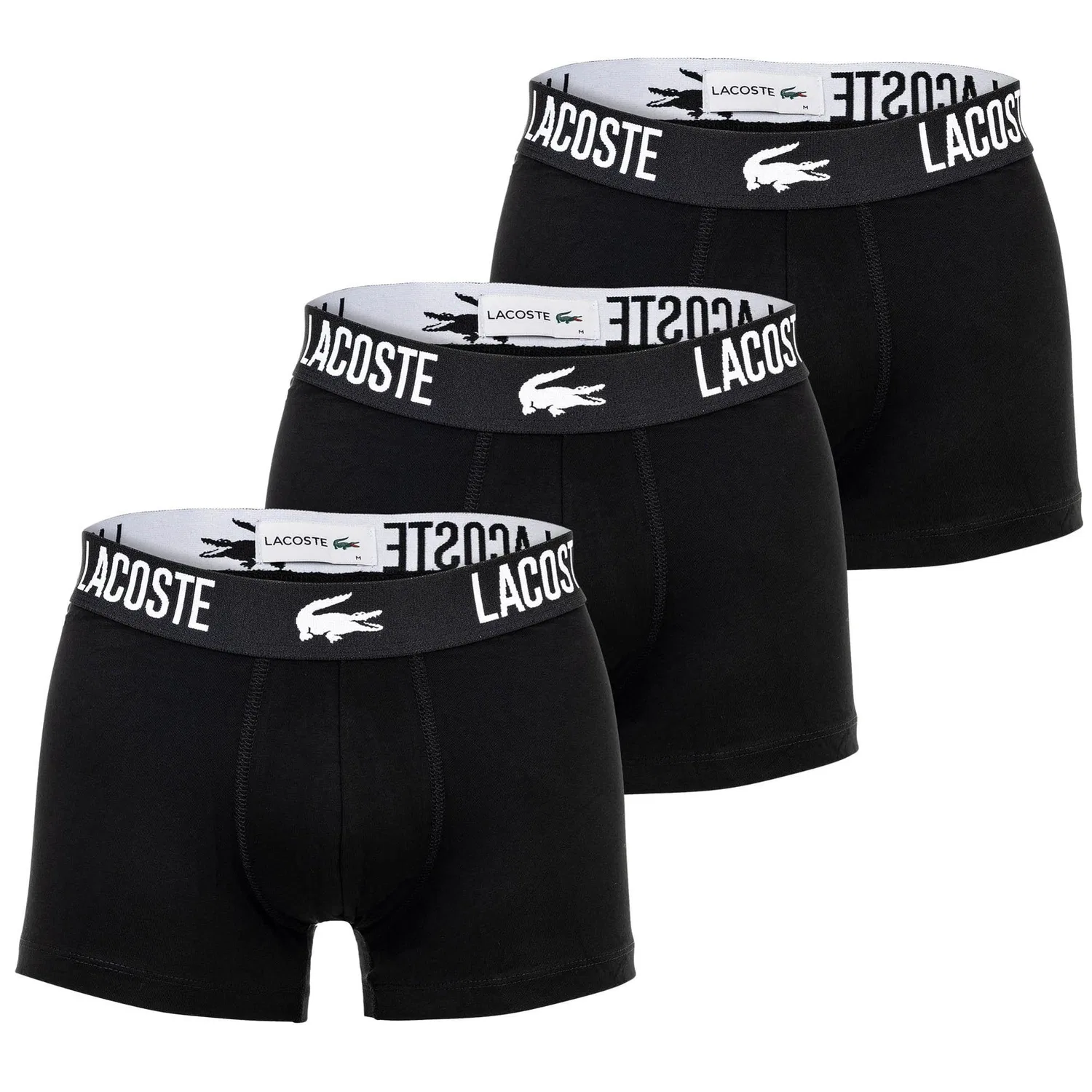 Боксеры Lacoste 3-pack, мужские, черный