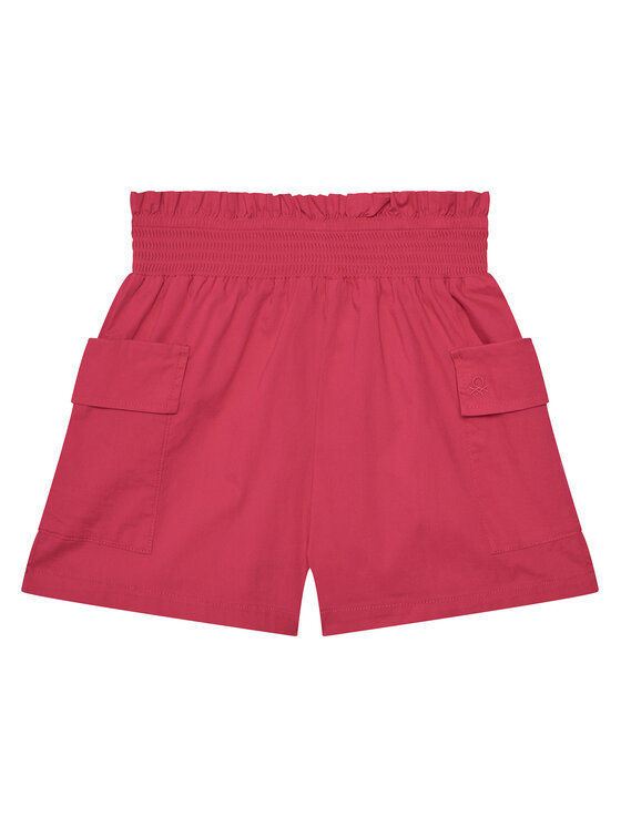 

Шорты из ткани обычного кроя 4L2VC903S United Colors Of Benetton, розовый