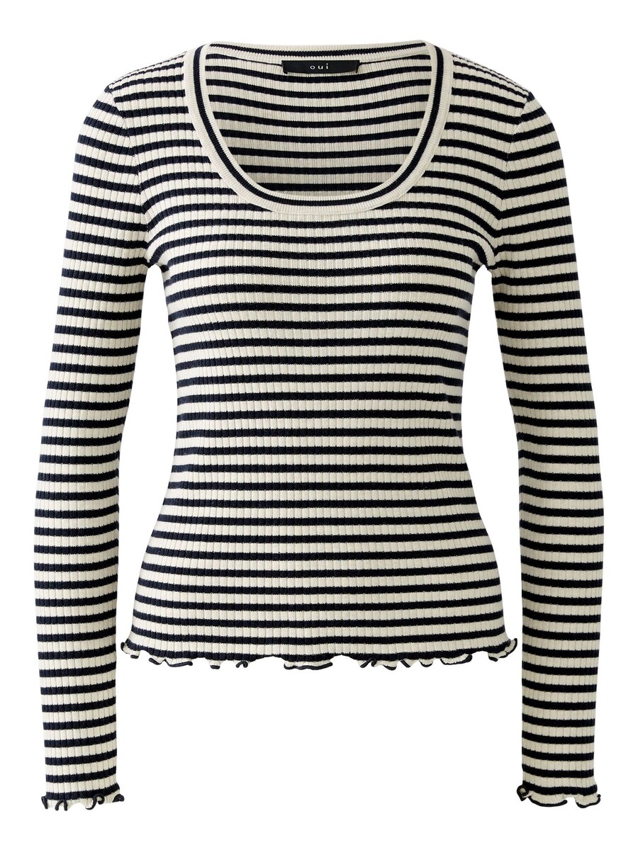 

Свитер OUI, цвет Navy/Wool white