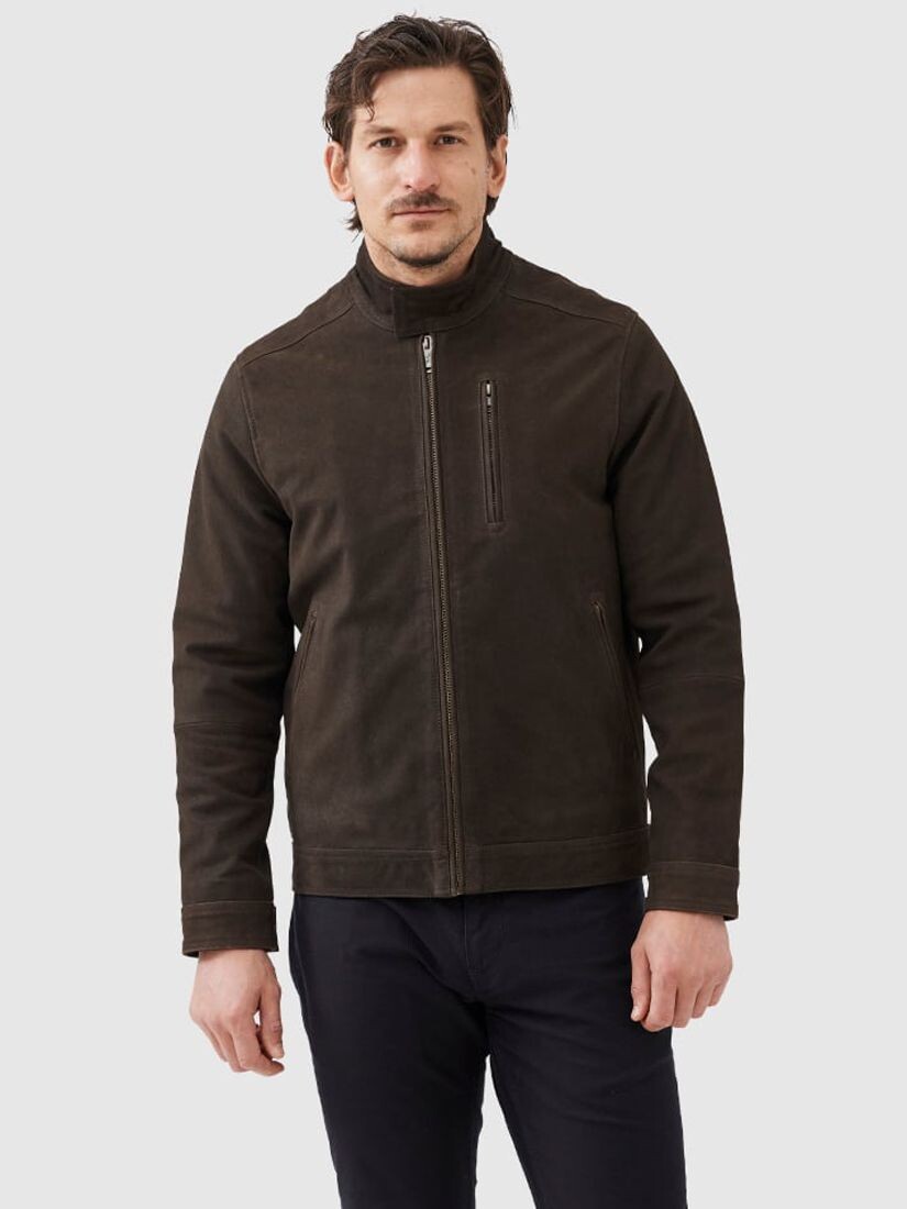 

Кожаная куртка Harrington Portobello Rodd & Gunn, кэроб