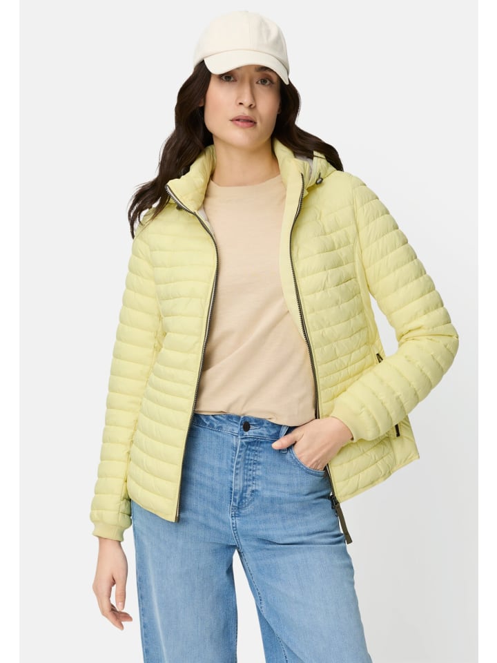 

Camel Active Куртка на подкладке со съемным капюшоном желтого цвета