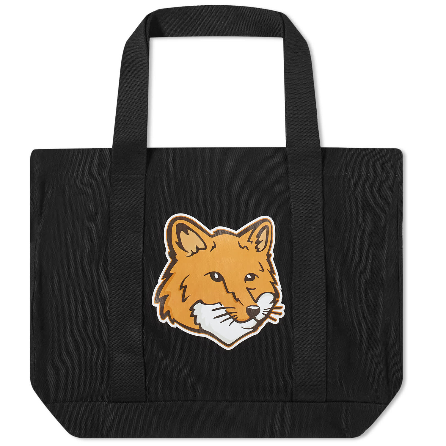 

Сумка-тоут Maison Kitsune Fox Head, черный