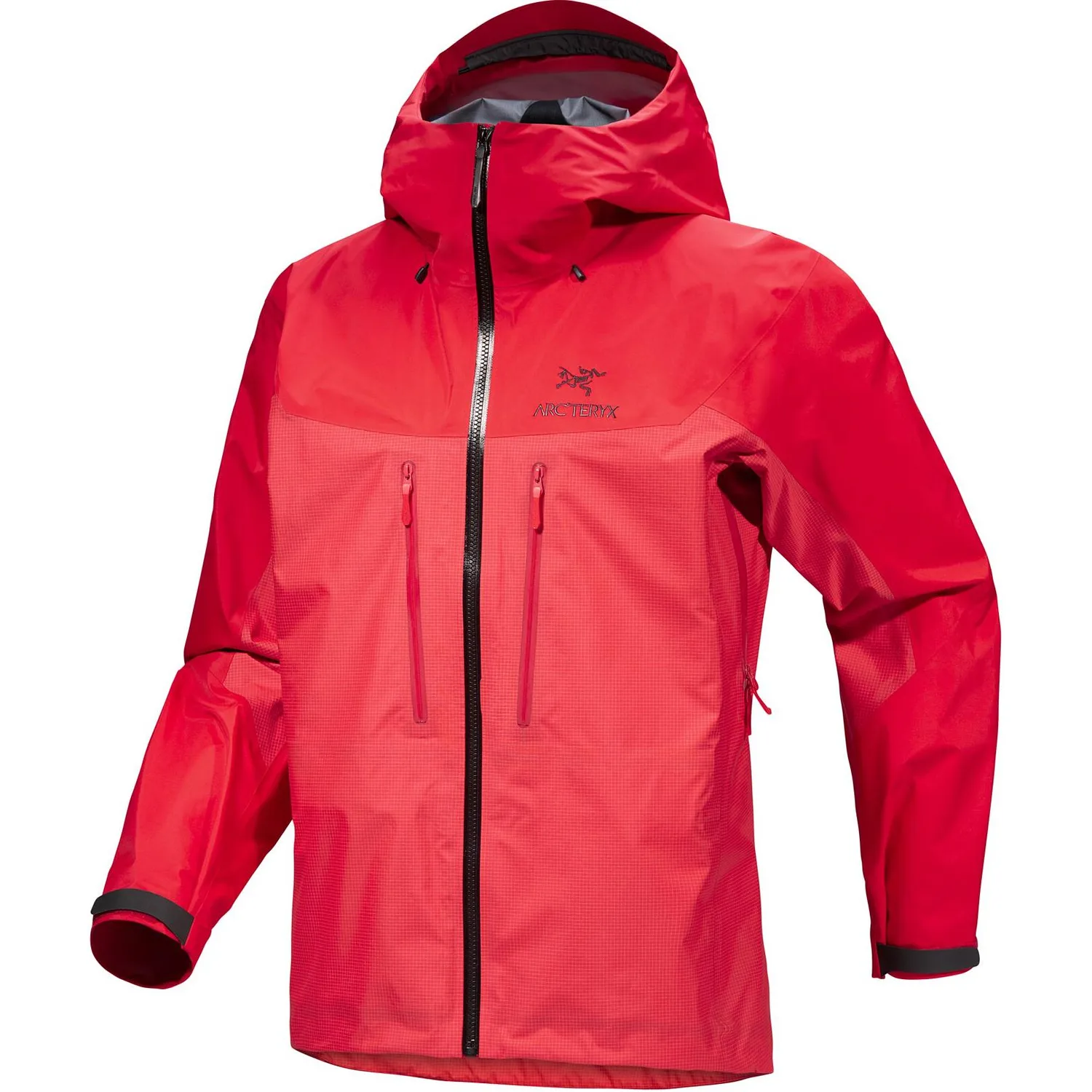Куртка с капюшоном Arc'teryx Alpha с вышитым логотипом, Light Tanager