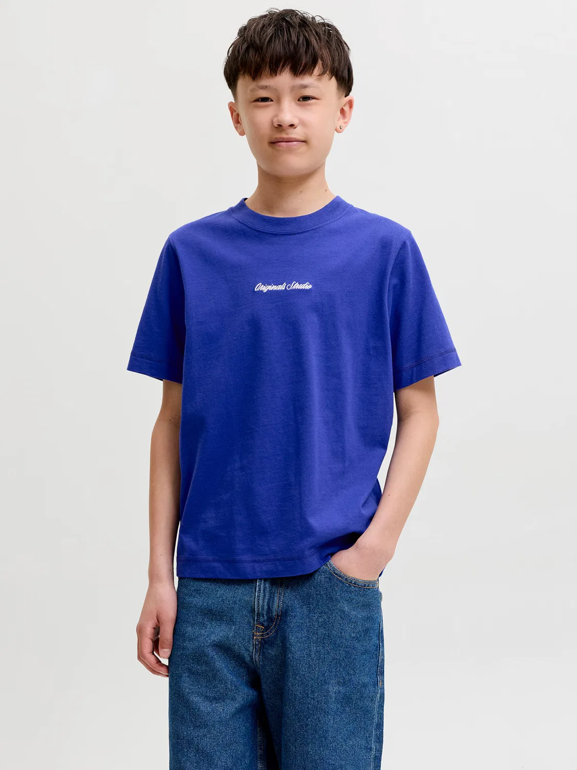 Футболка 'JORNORREBRO' Jack & Jones Junior, Blue — фото 3