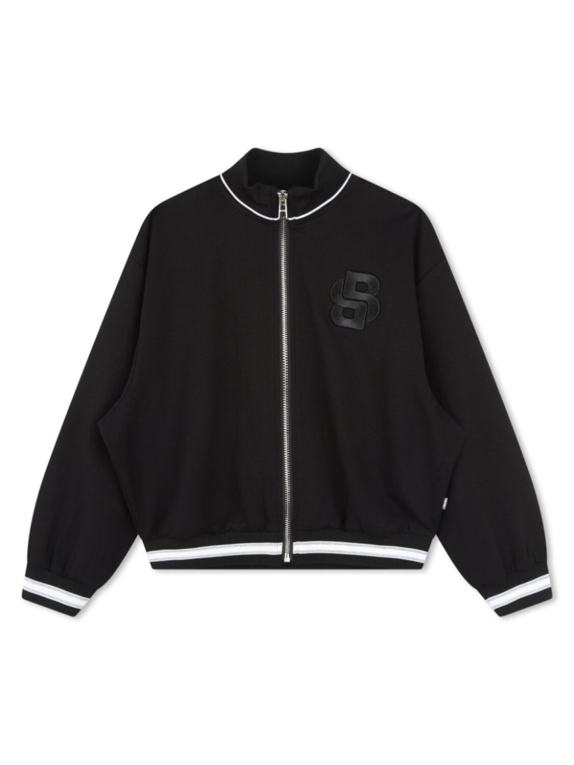 

BOSS Kidswear куртка на молнии с логотипом, черный