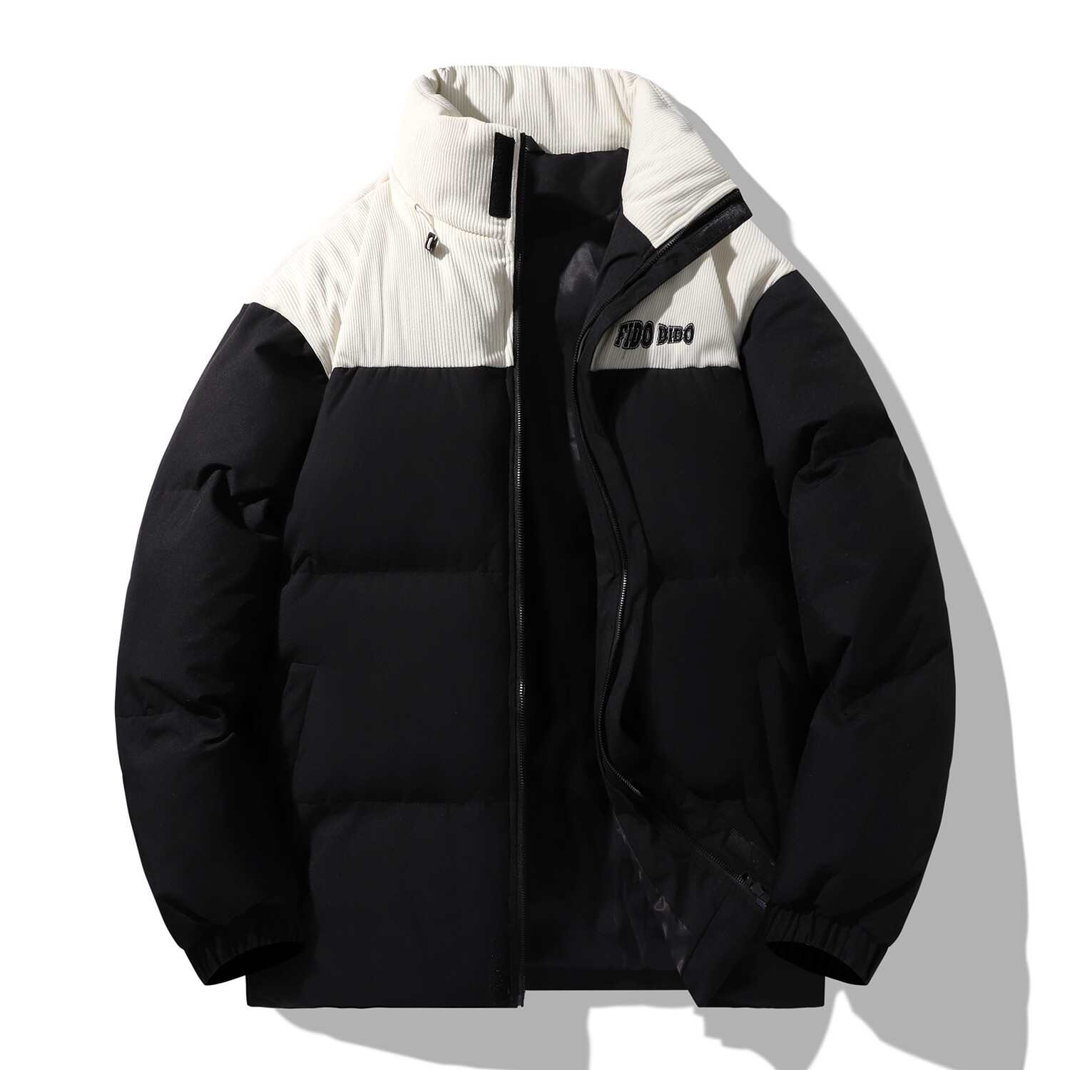 

FIDO DIDO Стеганая куртка унисекс, (Черный и коричневый) Набор из 2 шт.