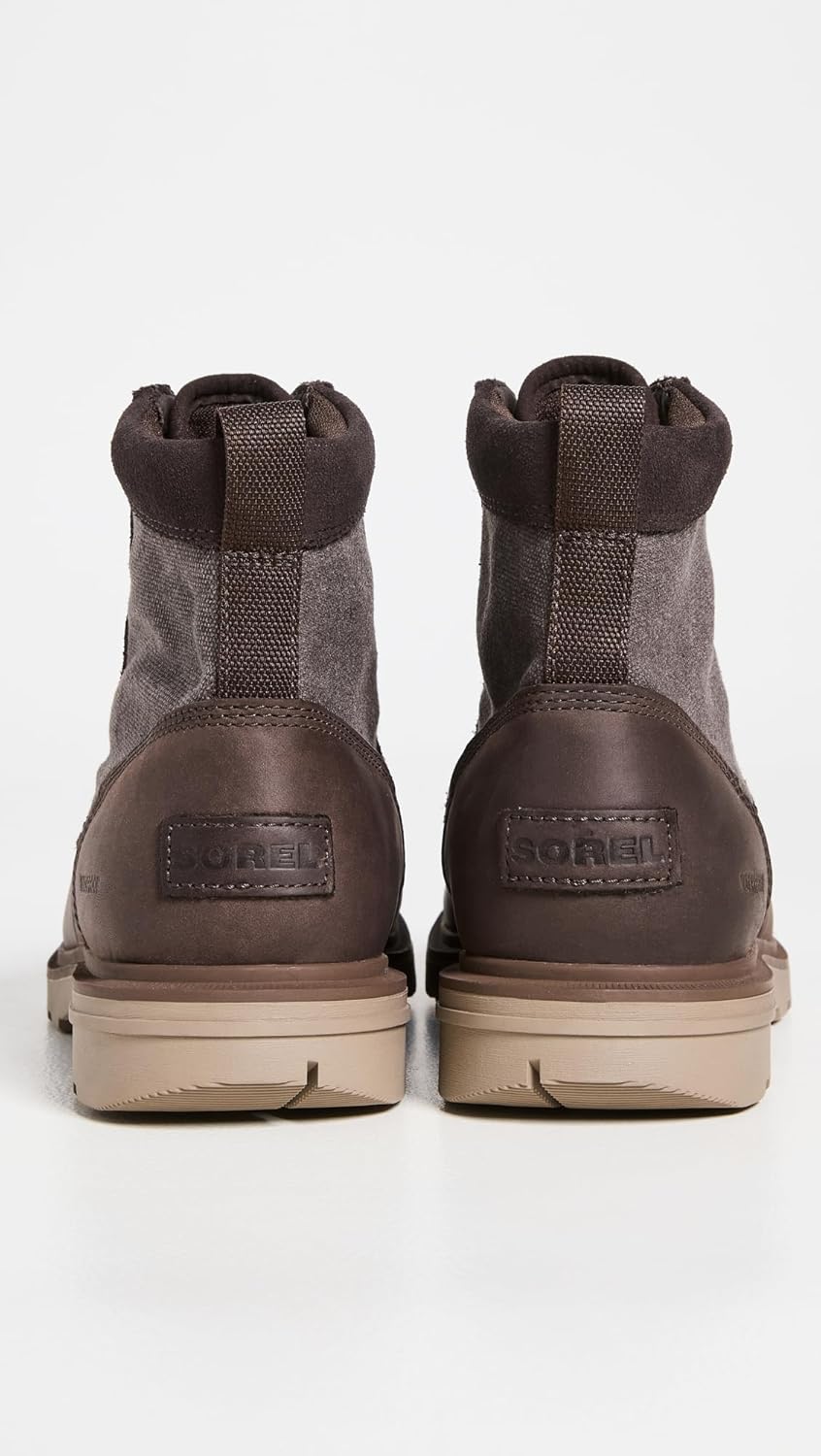 Мужские водонепроницаемые ботинки Sorel Carson Moc, коричневый/хаки — фото 4