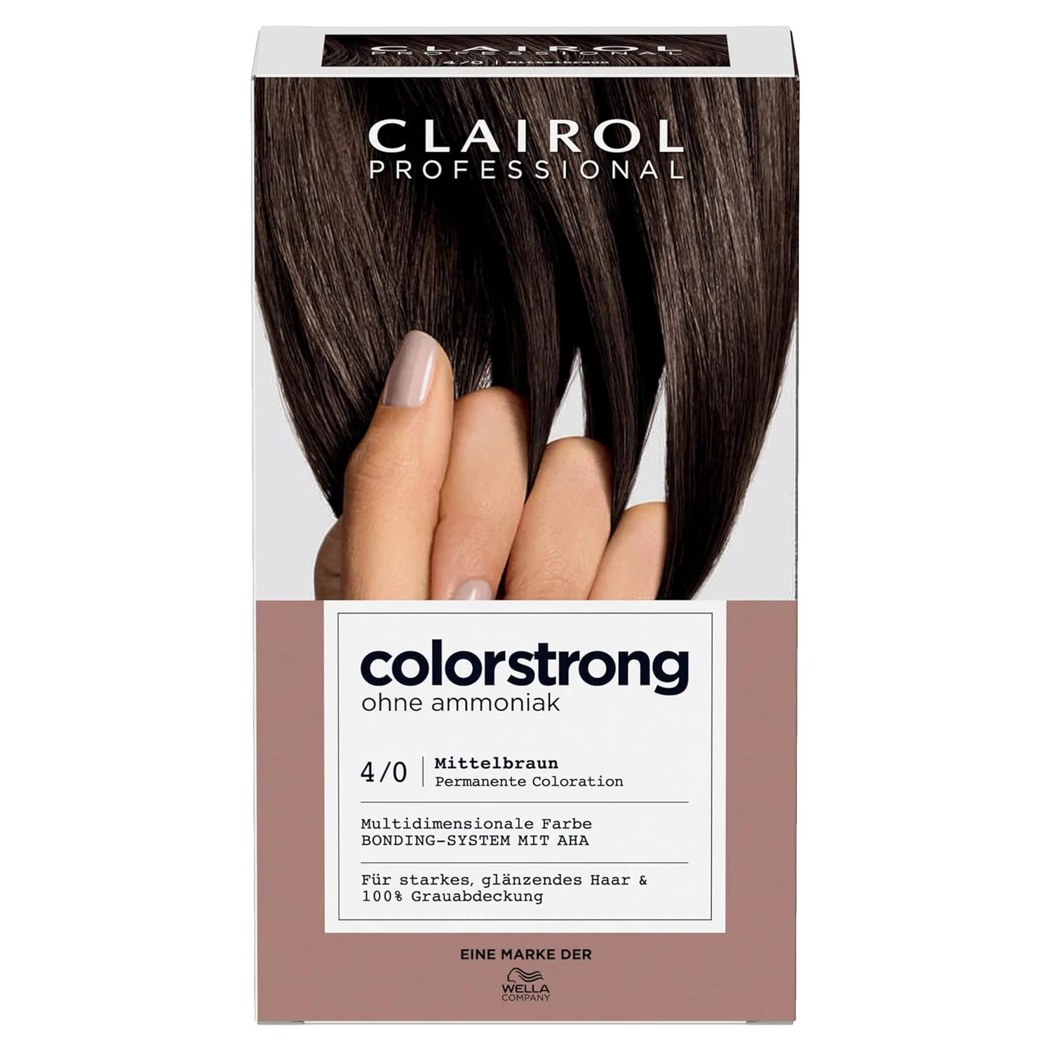 Стойкая краска для волос «Colorstrong» 4/0 от CLAIROL Professional Clairol