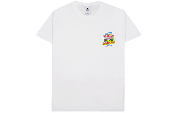 Футболка originals bodega popsicle back printing short sleeve white Adidas, белый — фото 2