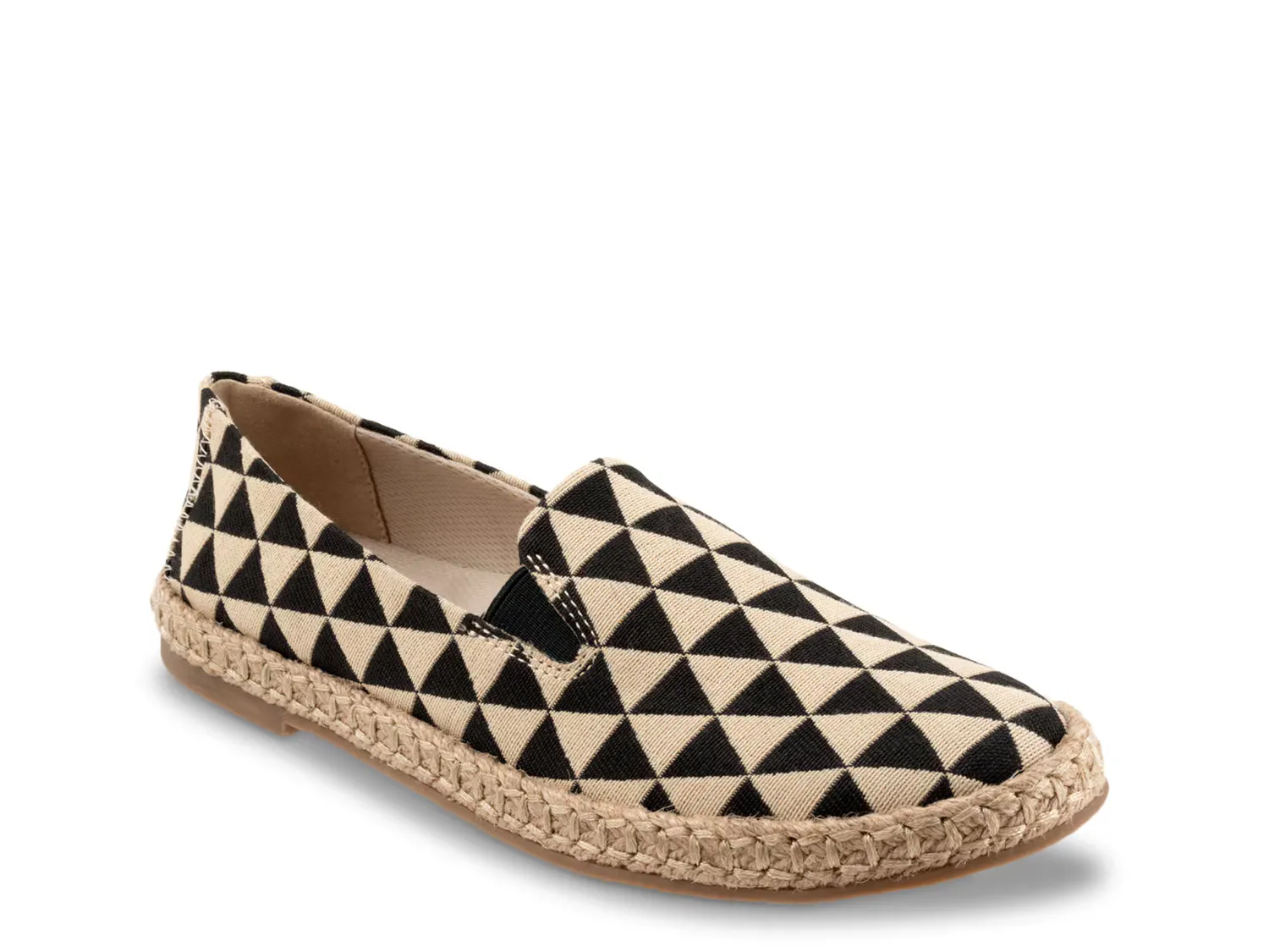 Слипоны Poppy Espadrille Slip-On Trotters, черный