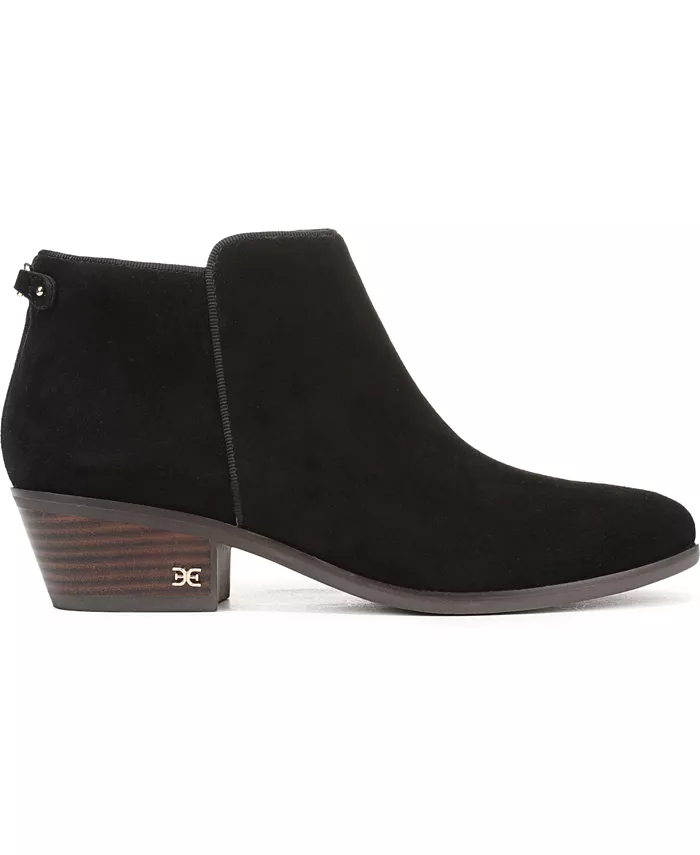 Женские короткие ботильоны на молнии Sam Edelman, черный — фото 2