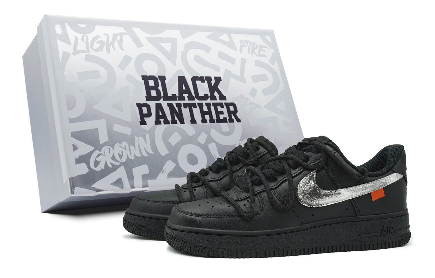 

Мужские кроссовки для скейтбординга Nike Air Force 1, Black