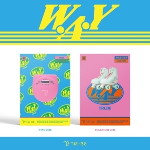 

CD диск Tri.Be: W.A.Y - Random Cover - 92pg Photobook, 8pg Bonus Book, Tag, 2 x Film Photo, 2 x Photo Cards + Folded Poster