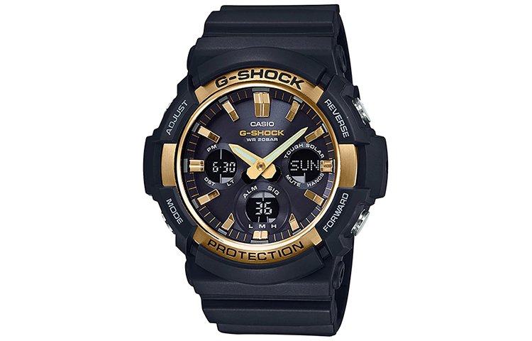 

Мужские черные часы GAS-100G-1A CASIO