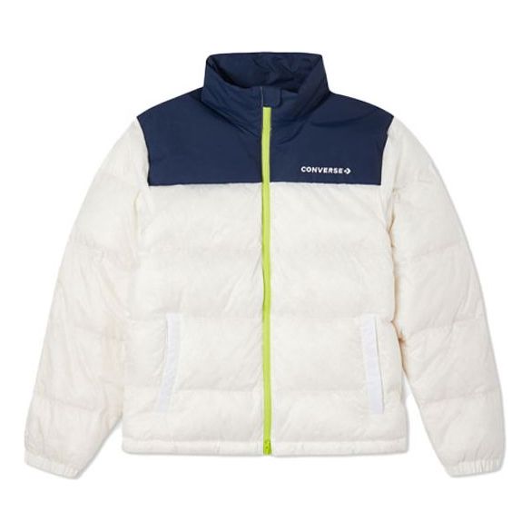 

Куртка short down jacket 'white midnight navy' Converse, белый